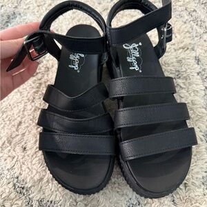 Jellypop Black Comfort Sandals